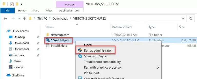 Tải Sketchup 2022 Full Crack vĩnh viễn | Hướng dẫn chi tiết 10 Cài đặt Sketchup 2022 Full Crack