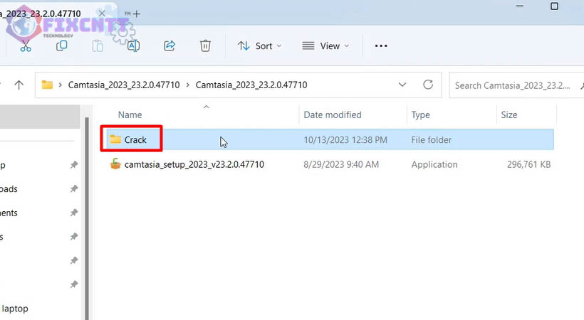 Mở file kích hoạt Camtasia 2023